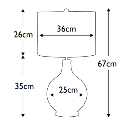 Настольная лампа Elstead Lighting Orb ORB-TL-CLEAR