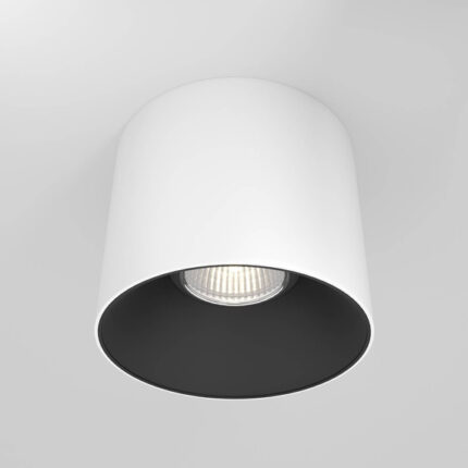Потолочная лампа Alfa LED бело-черного цвета (C064CL-01-15W3K-RD-WB) - Maytoni