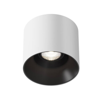 Потолочная лампа Alfa LED бело-черная (C064CL-01-25W4K-RD-WB) - Maytoni