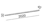 Акваформная потолочная лампа AQForm LENS LINE LED секция поверхности 40264-M930-W3-00-13 — изображение 2