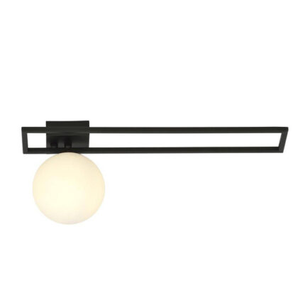 IMAGO 1C BLACK/OPAL потолочная лампа черного цвета (1130/1C)