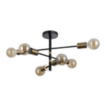 Italux PND-4025-6-BL-HBR Потолочная лампа Пианси