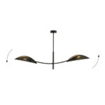 Потолочная лампа LOTUS 2 BLACK/GOLD Black (1106/2) — изображение 3