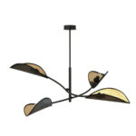Потолочная лампа LOTUS 4 BLACK/GOLD Black (1106/4) — изображение 2