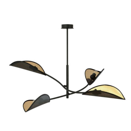 Потолочная лампа LOTUS 4 BLACK/GOLD Black (1106/4)