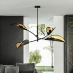 Потолочная лампа LOTUS 4 BLACK/GOLD Black (1106/4) — изображение 5