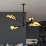 Потолочная лампа LOTUS 4 BLACK/RATTAN Black (1108/4) — изображение 4