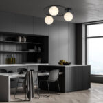 SOPRA 3 BL OPAL потолочная лампа черная (1257/3) — изображение 4