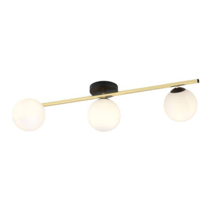 SPLENDI 3 BL OPAL потолочная лампа Black-Gold (1248/3)