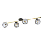 SPLENDI 4 BL GRAFIT потолочная лампа Black-Gold (1246/4) - Emibig