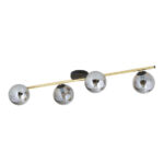 SPLENDI 4 BL GRAFIT потолочная лампа Black-Gold (1246/4) - Emibig — изображение 2