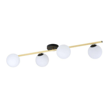 Потолочная лампа SPLENDI 4 BL OPAL Black-Gold (1248/4)