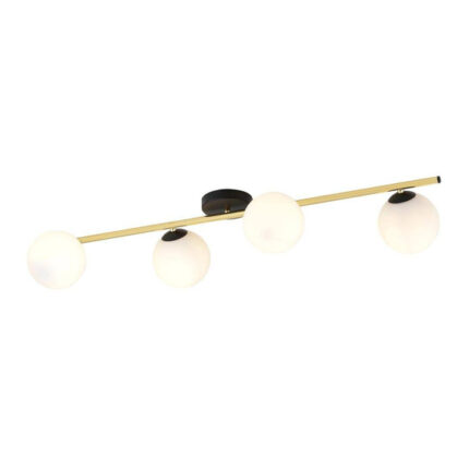 Потолочная лампа SPLENDI 4 BL OPAL Black-Gold (1248/4)