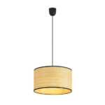 Висячая лампа ASTON 1 RATTAN Black (1149/1)