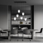 Висячая лампа ASTRAL 6 BL TRANSPARENT black (1265/6) - Emibig — изображение 4