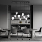 Висячая лампа ASTRAL 9 BL TRANSPARENT black (1265/9) — изображение 3