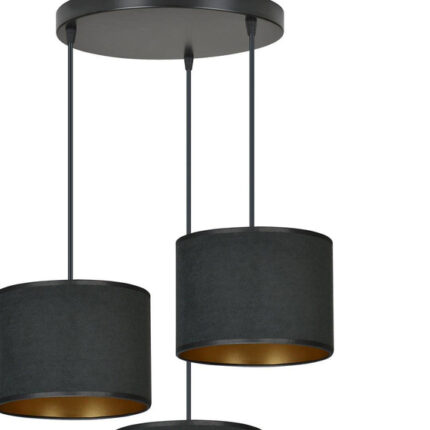 Висячая лампа HILDE 3 BL PREMIUM BLACK Black (1054/3PREM)