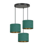 Висячая лампа HILDE 3 BL PREMIUM GREEN Black (1051/3PREM)