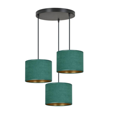 Висячая лампа HILDE 3 BL PREMIUM GREEN Black (1051/3PREM)
