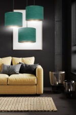 Висячая лампа HILDE 3 BL PREMIUM GREEN Black (1051/3PREM) — изображение 6
