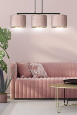 Висячая лампа HILDE 3 BL ROSE black (1053/3) — изображение 8