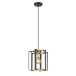 Висячая лампа Italux PND-44003-1-BK-GD Праймеро