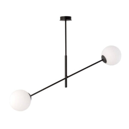 Висячая лампа LINEAR 2 BLACK/OPAL Black (1169/2)