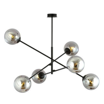 Висячая лампа LINEAR 6 BLACK/GRAFIT black (1167/6)
