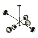 Висячая лампа LINEAR 6 BLACK/STRIPE Black (1168/6)