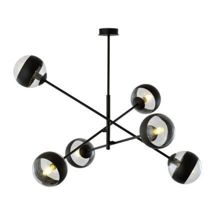 Висячая лампа LINEAR 6 BLACK/STRIPE Black (1168/6)
