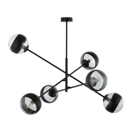 Висячая лампа LINEAR 6 BLACK/STRIPE Black (1168/6)