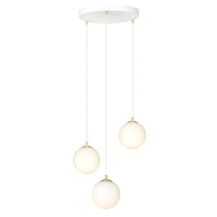 Висячая лампа ROYAL 3 WH white-Gold (1244/3)