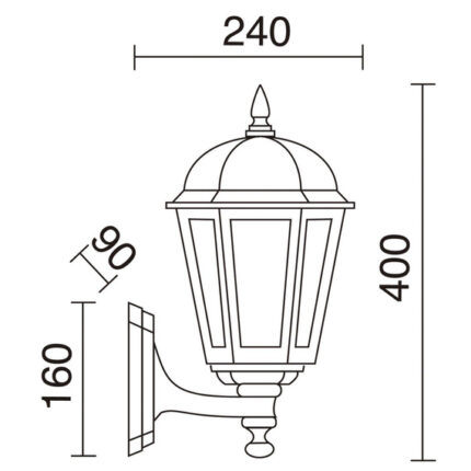 Наружная лампа 024B-G05X1A-02 Bamboo Novolux