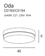 MaxLight ODA C0193 White IP44 — изображение 5