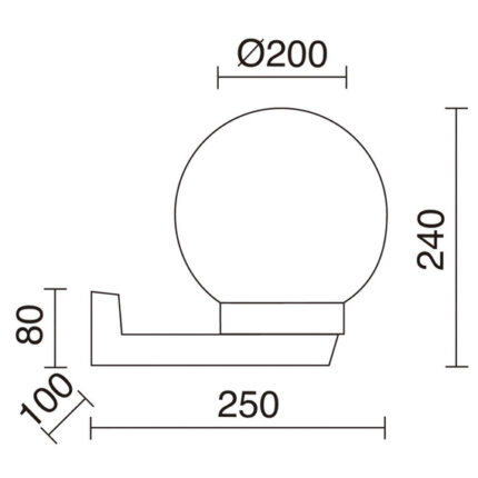 Novolux 011C-G05X1A-02 Alia S Наружная настенная лампа