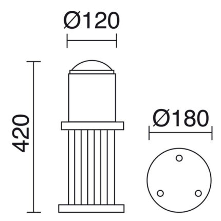 Novolux 068B-G05X1A-04 Кока-кола наружная стоячая лампа