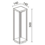 Novolux 853A-L01X1K-04 Наружная стоячая лампа — изображение 3
