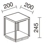 Novolux 853B-L01X1K-04 Наружная стоячая лампа — изображение 4