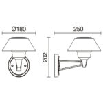 Novolux 976A-L3110B-04 Наружная настенная лампа — изображение 3