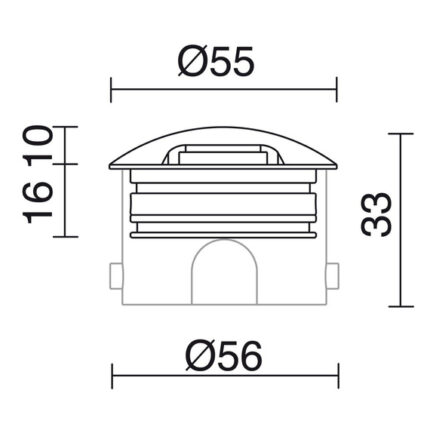 Novolux Nody 665C-L0102F-43 Лампа вторжения