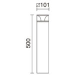 Novolux Odin H500 941B-L0106A-04 Вне стоячей лампы — изображение 3