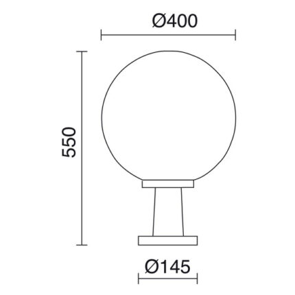 Novolux Vic 344C-G05X1A-02 Внешний стоячий фонарь