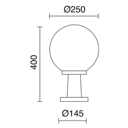 Novolux Vic S 344A-G05X1A-02 Внешний стоячий фонарь