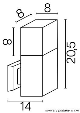 Настенный корпус SU-MA Cube CB-K AL