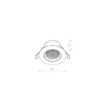 Nowodvorski Egina 5W LED корпус 4000K Black 10550 — изображение 3