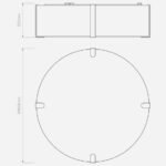 Потолок 5042001+1462002 Elba Round 40 см — изображение 5