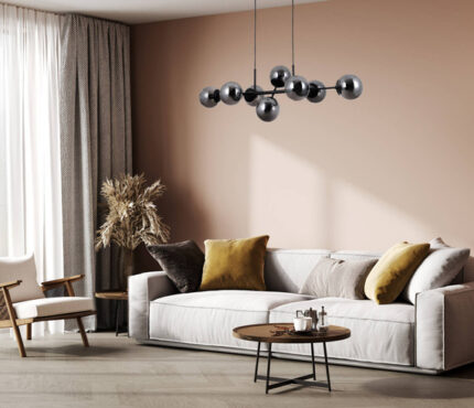 Висячий корпус Italux Molite PND-1098-8-BL Black