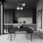 DOLCE Plafon 3 BL GRAFIT Black-Gold (1259/3) — изображение 3