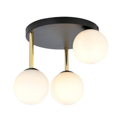 DOLCE Plafon 3 BL OPAL Black-Gold (1260/3)