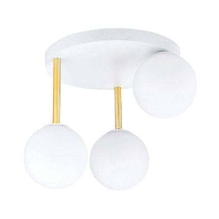 DOLCE Plafon 3 WH OPAL White-Gold (1261/3)